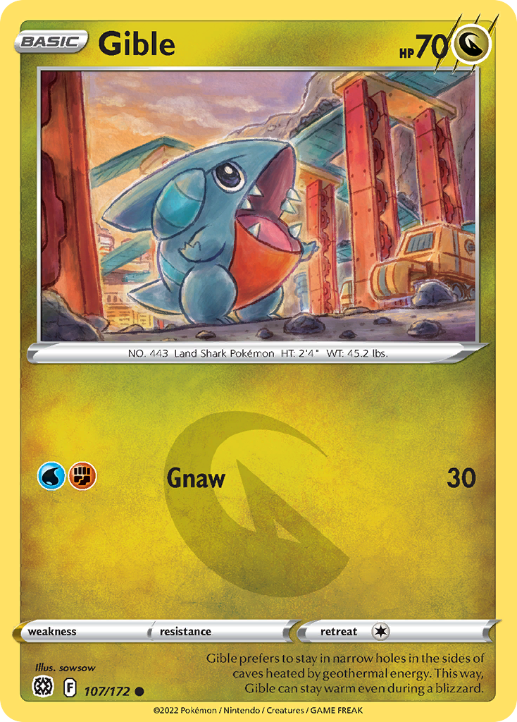Gible - Brilliant Stars - 107/172