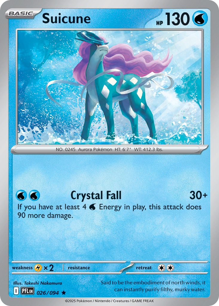 Suicune - Phantasmal Flames - 026/094 - Holofoil