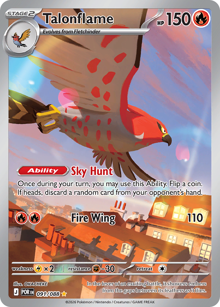 Talonflame - Perfect Order - 091/088 - Holofoil