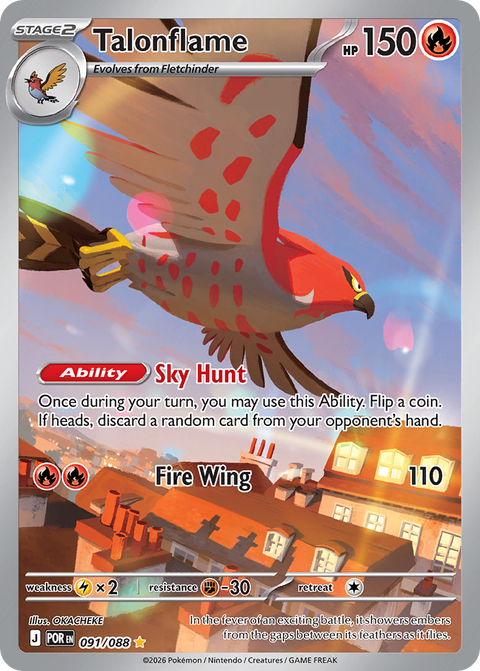 Talonflame - Perfect Order - 091/088 - Holofoil