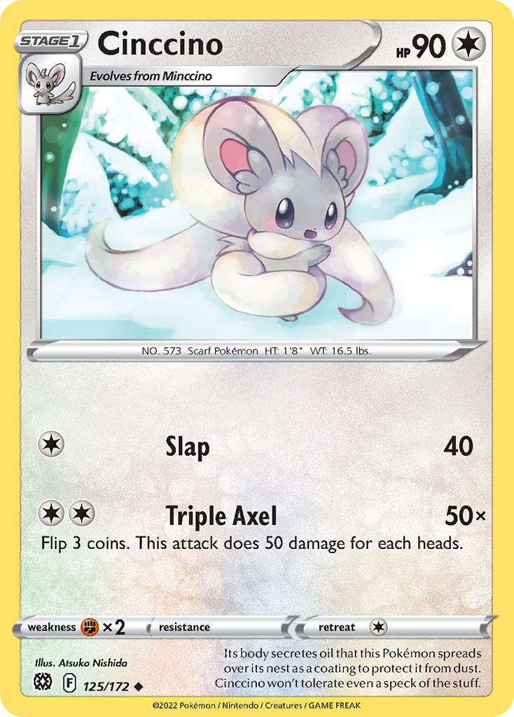 Cinccino - Brilliant Stars - 125/172