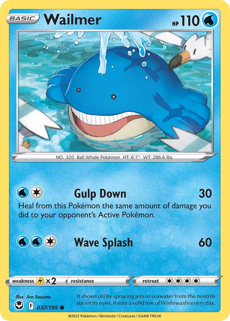 Wailmer - Silver Tempest - 037/195