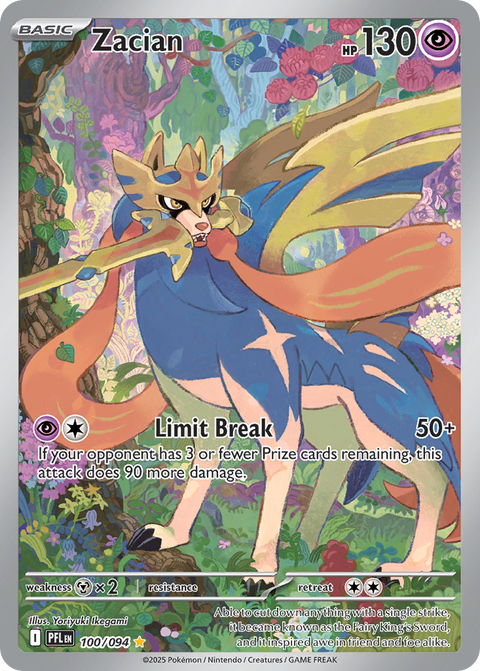 Zacian - Phantasmal Flames - 100/094 - Holofoil