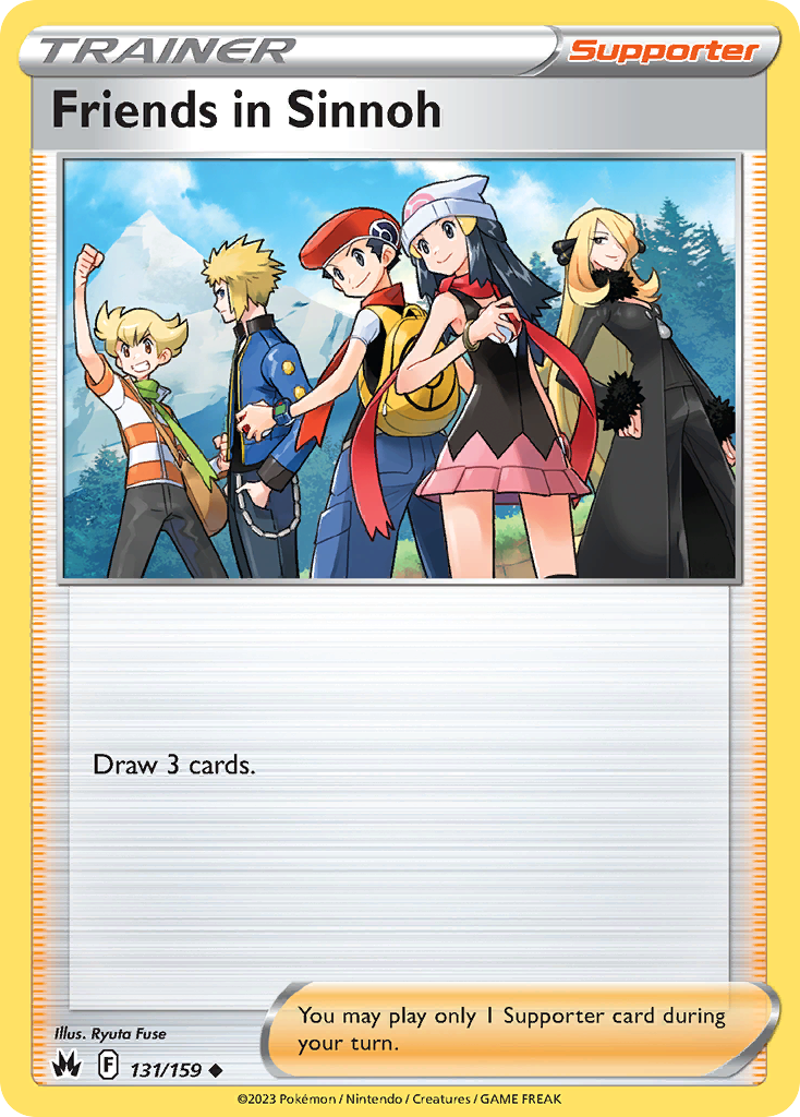 Friends in Sinnoh - Crown Zenith - 131/159 - Reverse Holofoil