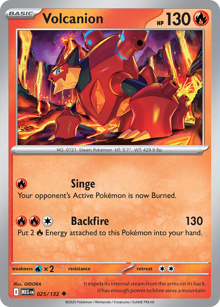Volcanion - Mega Evolution - 025/132