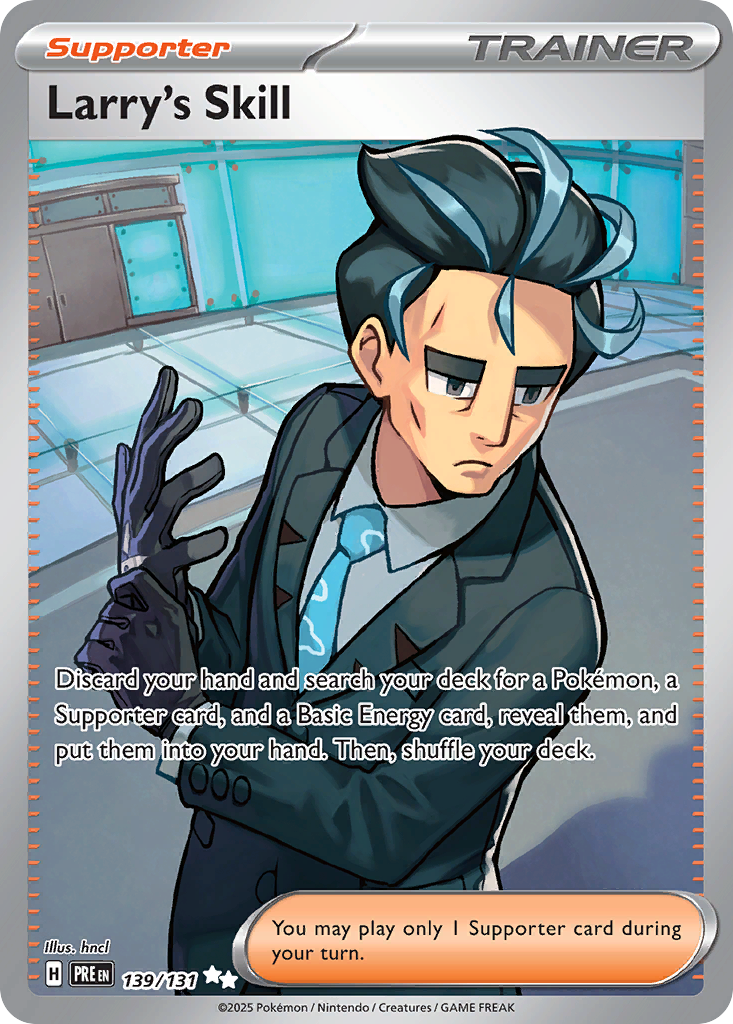 Larry's Skill - Prismatic Evolutions - 139/131 - Holofoil