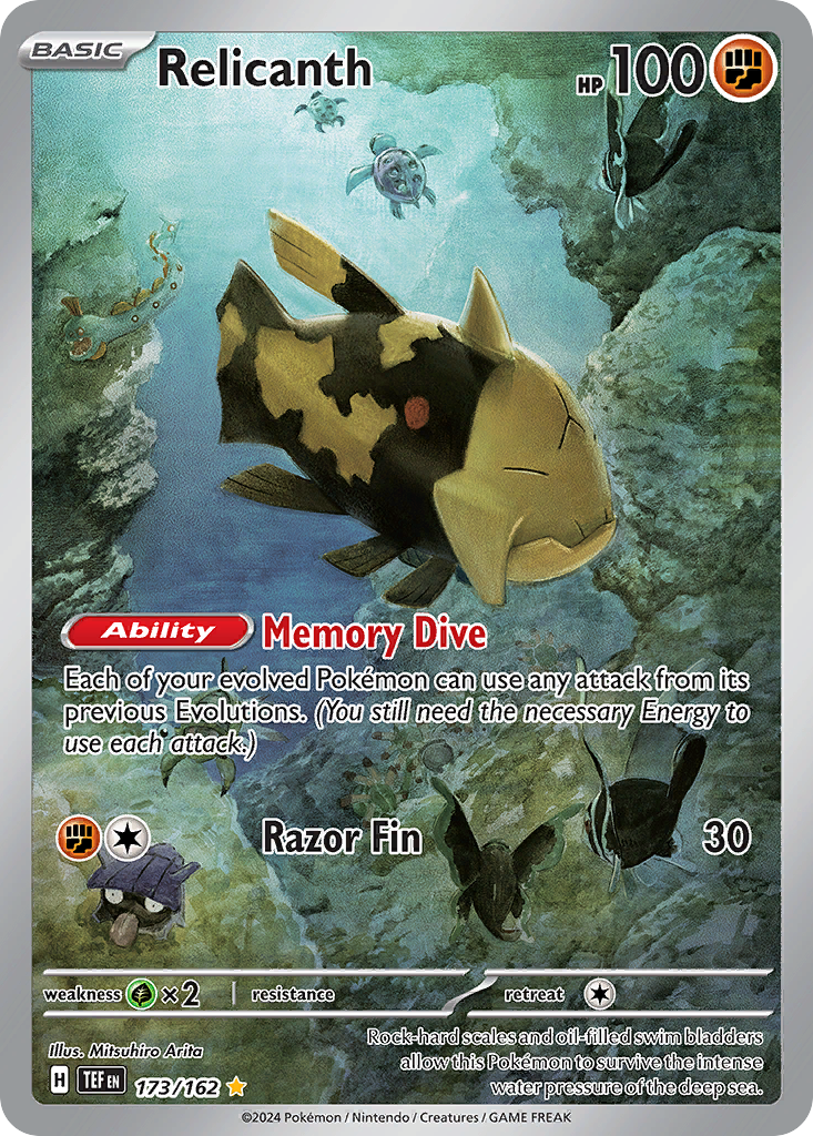 Relicanth - Temporal Forces - 173/162 - Holofoil