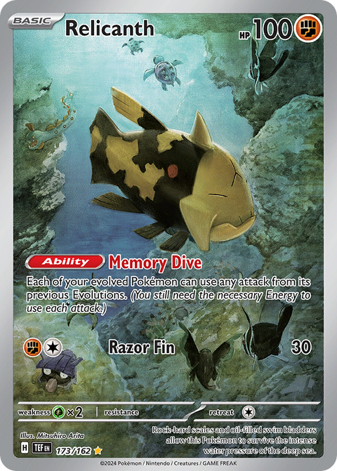 Relicanth - Temporal Forces - 173/162 - Holofoil