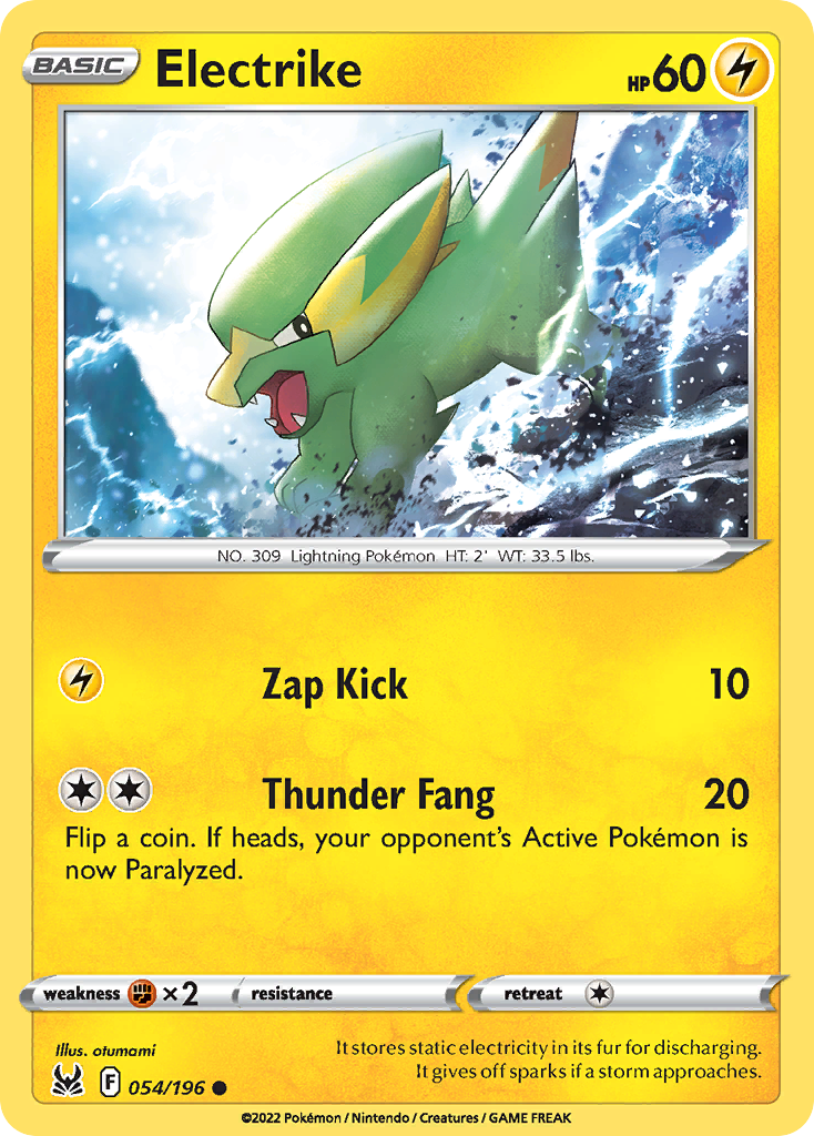 Electrike - Lost Origin - 054/196 - Reverse Holofoil