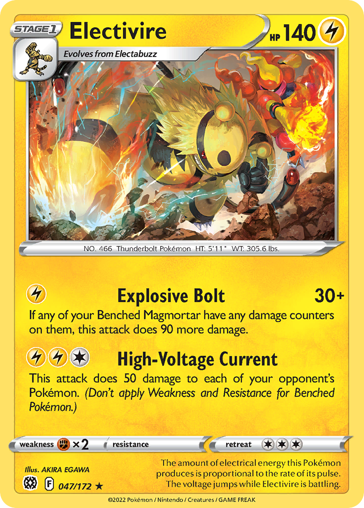 Electivire - Brilliant Stars - 047/172