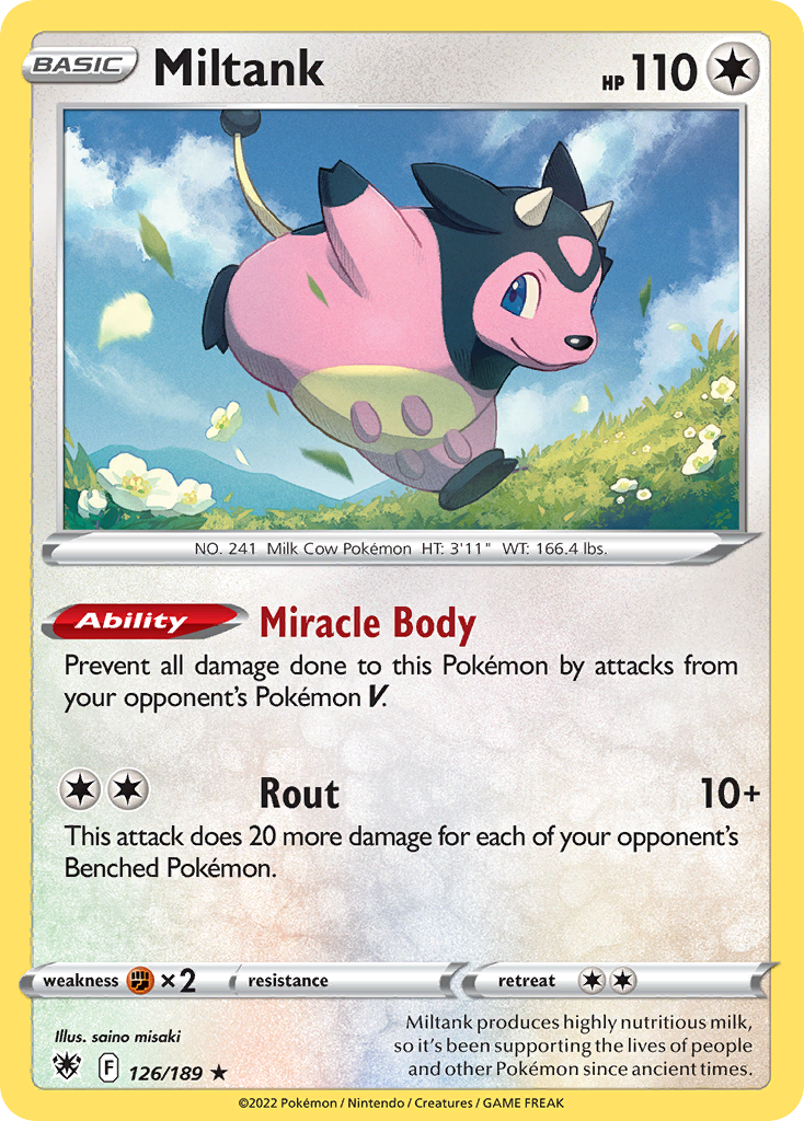 Miltank - Astral Radiance - 126/189 - Holofoil