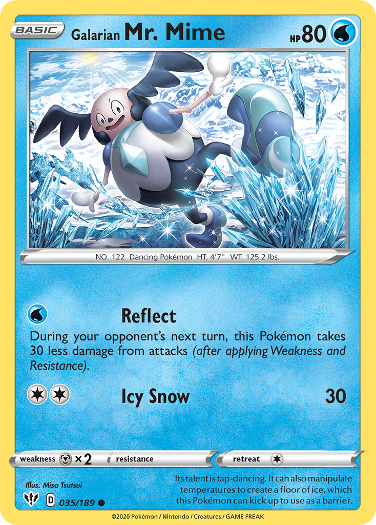 Galarian Mr. Mime - Darkness Ablaze - 035/189