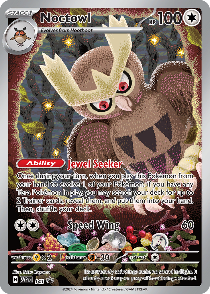 Noctowl - Scarlet & Violet Black Star Promos - 141 - Holofoil