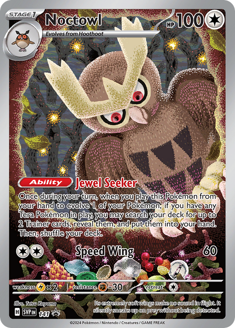 Noctowl - Scarlet & Violet Black Star Promos - 141 - Holofoil