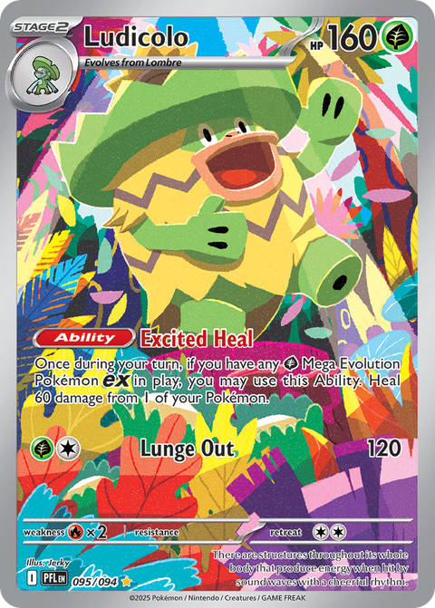Ludicolo - Phantasmal Flames - 095/094 - Holofoil