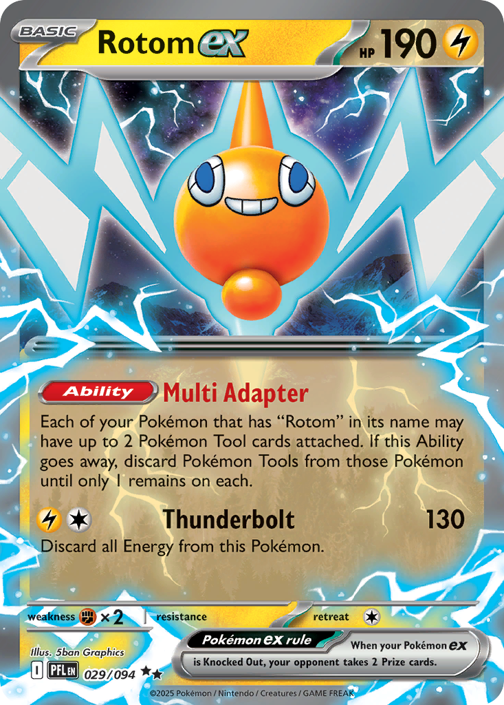 Rotom ex - Phantasmal Flames - 029/094 - Holofoil
