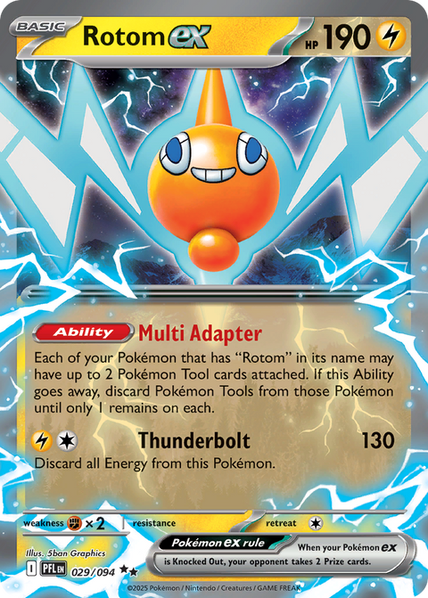 Rotom ex - Phantasmal Flames - 029/094 - Holofoil