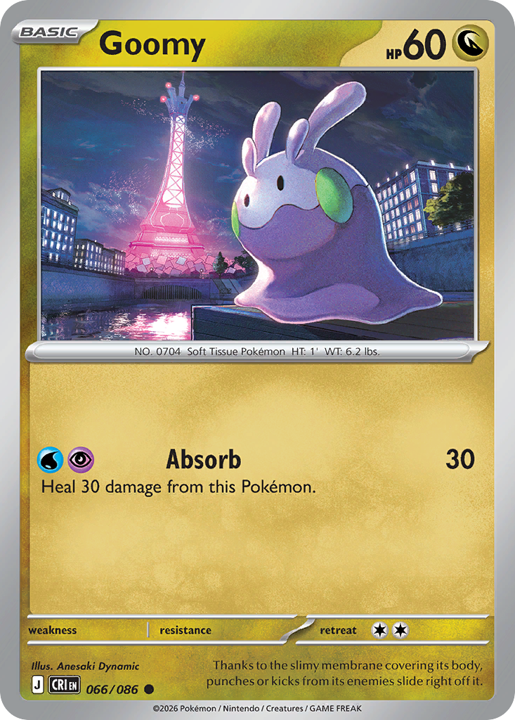 Goomy - Chaos Rising - 066/086 - Reverse Holofoil