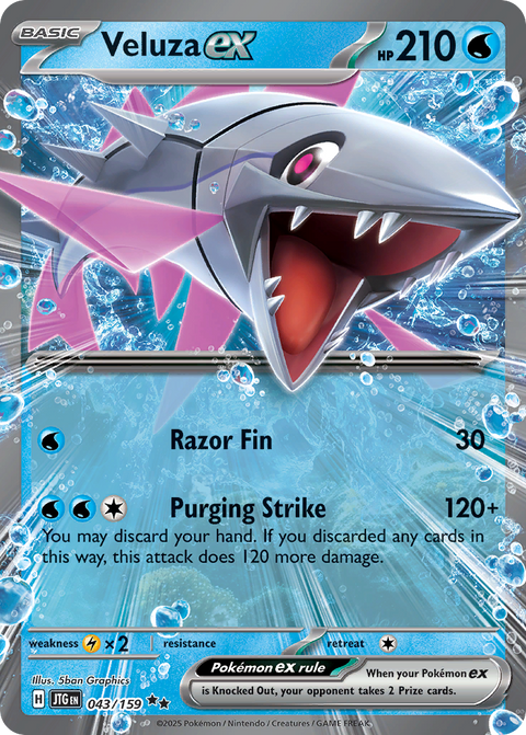 Veluza ex - Journey Together - 043/159 - Holofoil