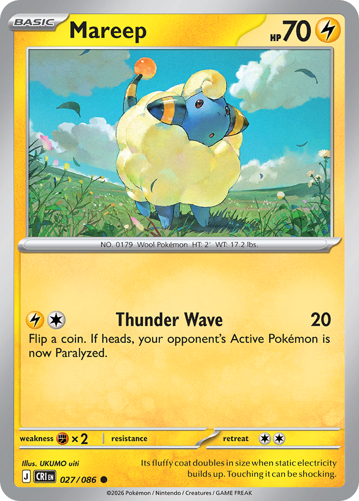 Mareep - Chaos Rising - 027/086