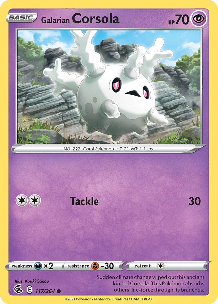 Galarian Corsola - Fusion Strike - 117/264
