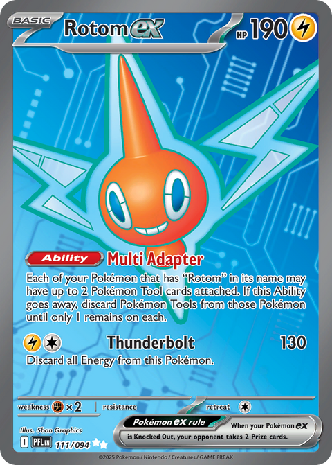 Rotom ex - Phantasmal Flames - 111/094 - Holofoil