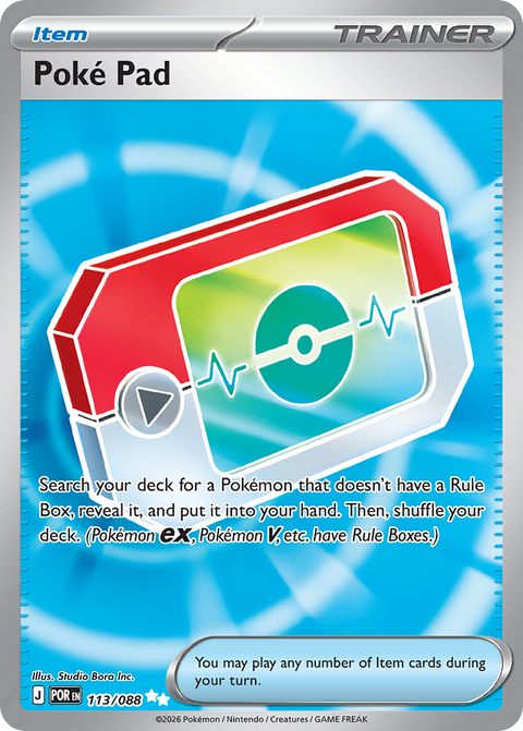 Poké Pad - Perfect Order - 113/088 - Holofoil