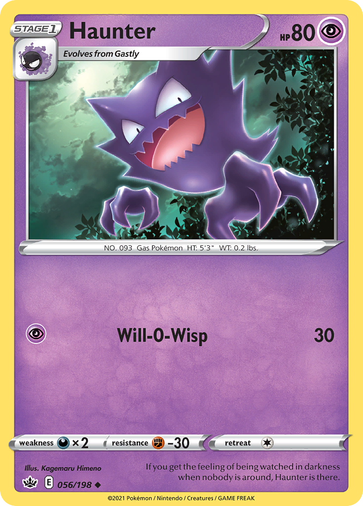Haunter - Chilling Reign - 056/198 - Reverse Holofoil