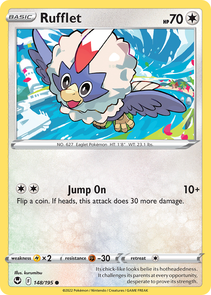 Rufflet - Silver Tempest - 148/195