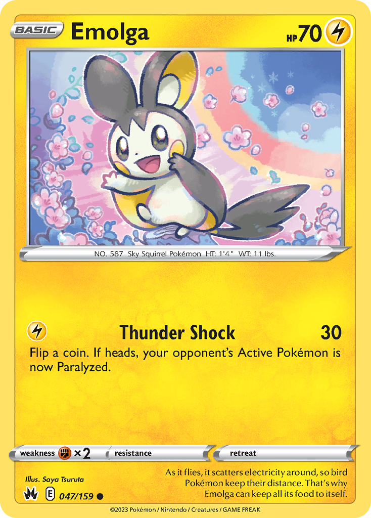 Emolga - Crown Zenith - 047/159