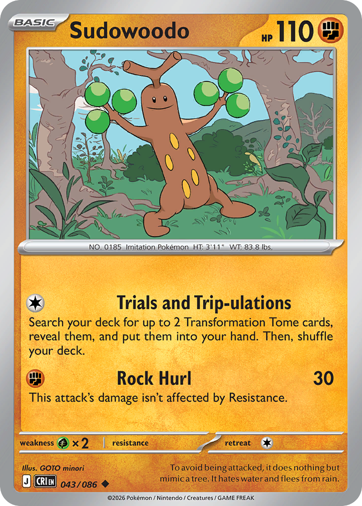 Sudowoodo - Chaos Rising - 043/086