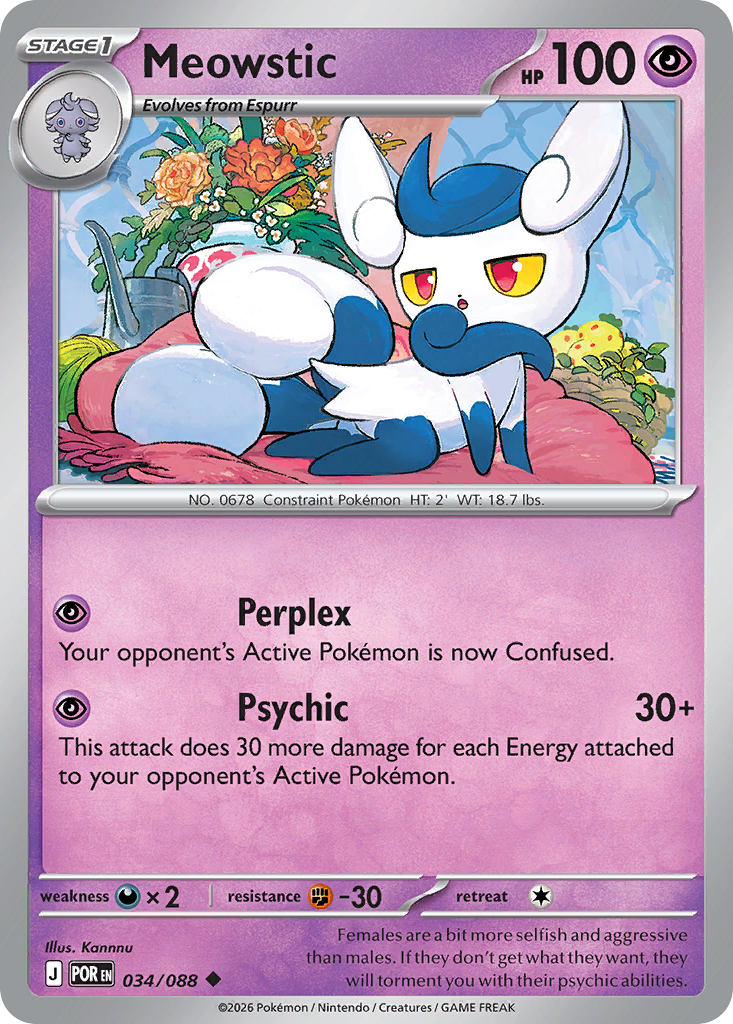 Meowstic - Perfect Order - 034/088