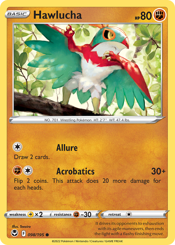 Hawlucha - Silver Tempest - 098/195
