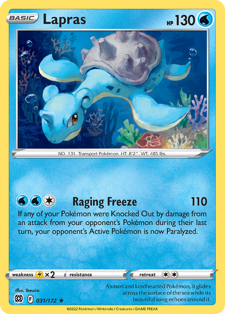 Lapras - Brilliant Stars - 031/172