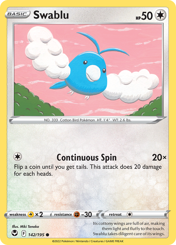 Swablu - Silver Tempest - 142/195