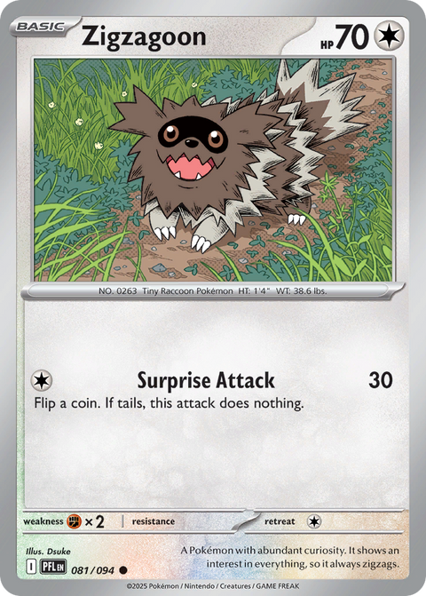 Zigzagoon - Phantasmal Flames - 081/094