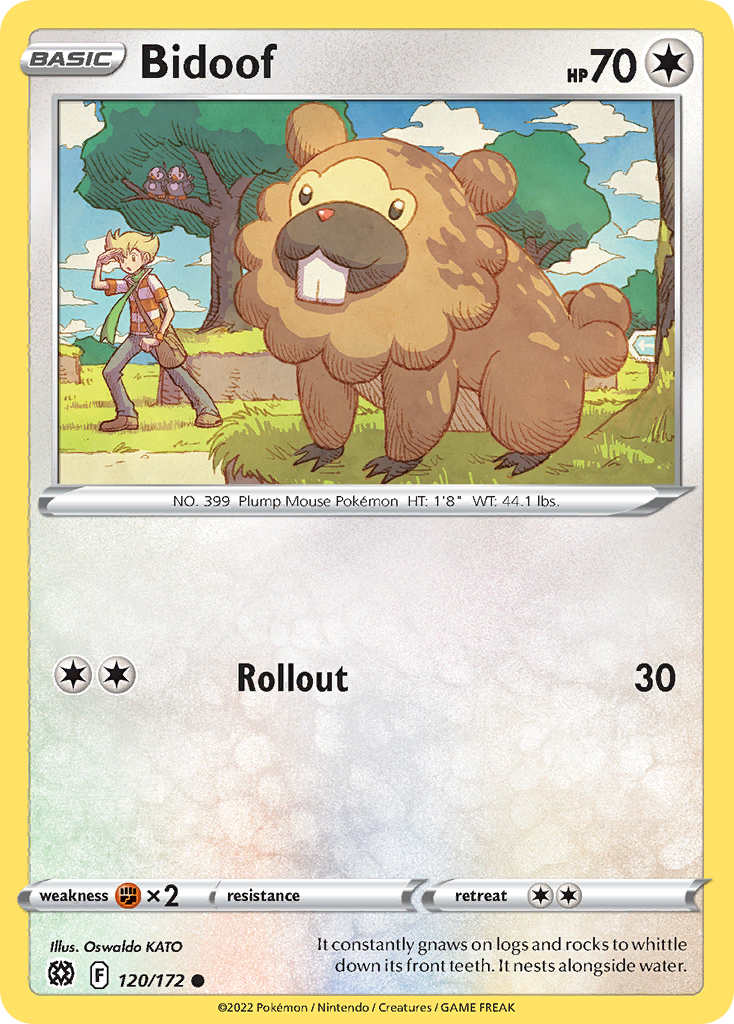 Bidoof - Brilliant Stars - 120/172