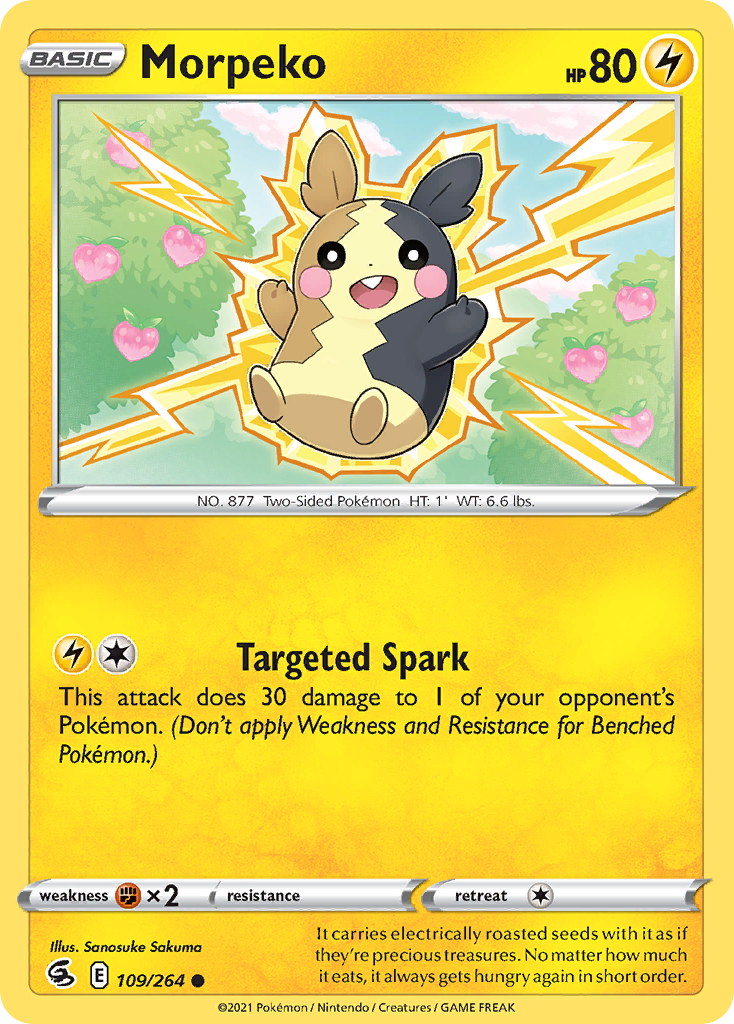 Morpeko - Fusion Strike - 109/264 - Reverse Holofoil