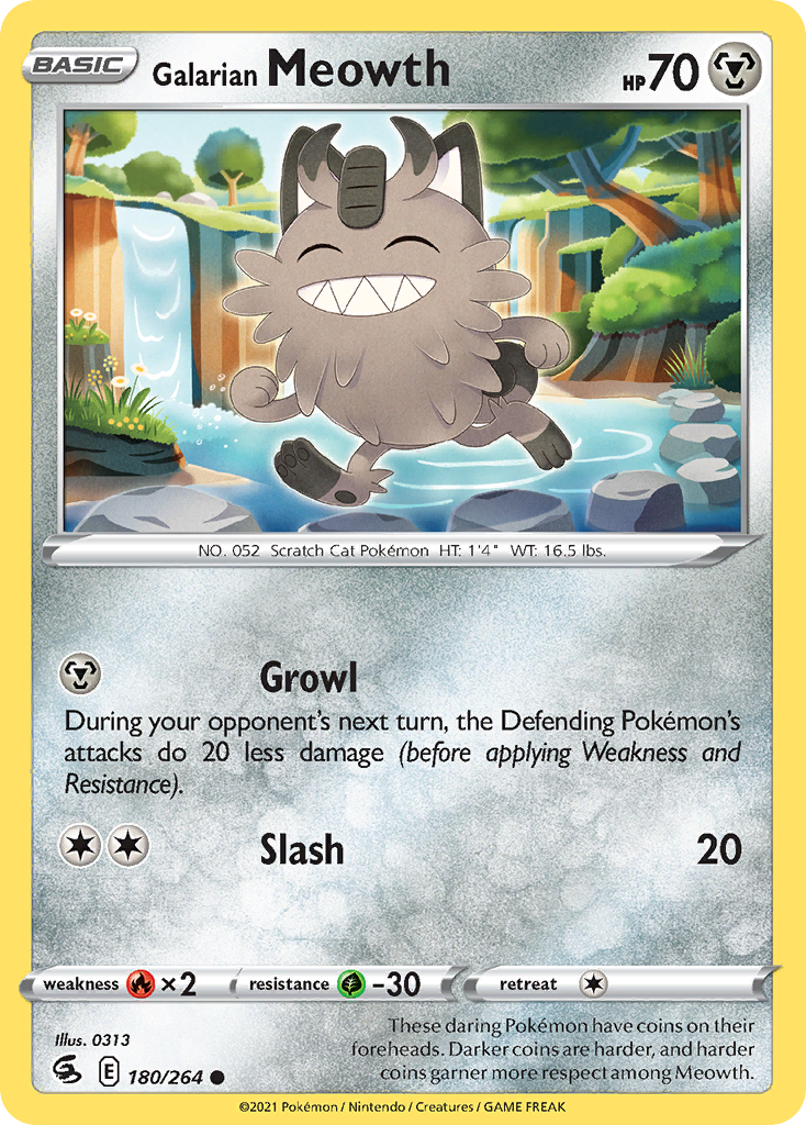 Galarian Meowth - Fusion Strike - 180/264