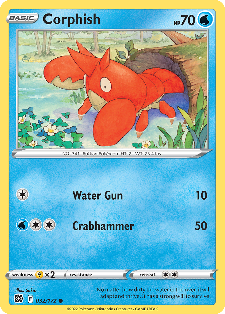 Corphish - Brilliant Stars - 032/172