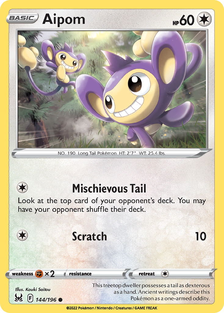 Aipom - Lost Origin - 144/196