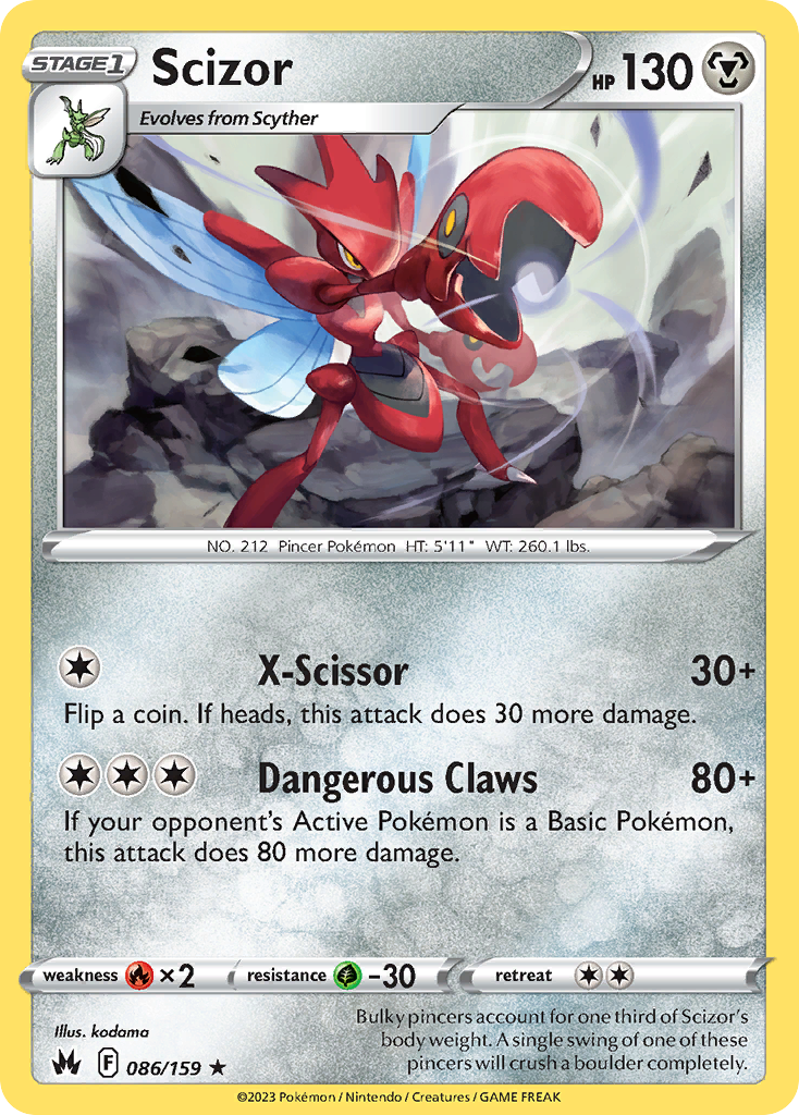 Scizor - Crown Zenith - 086/159