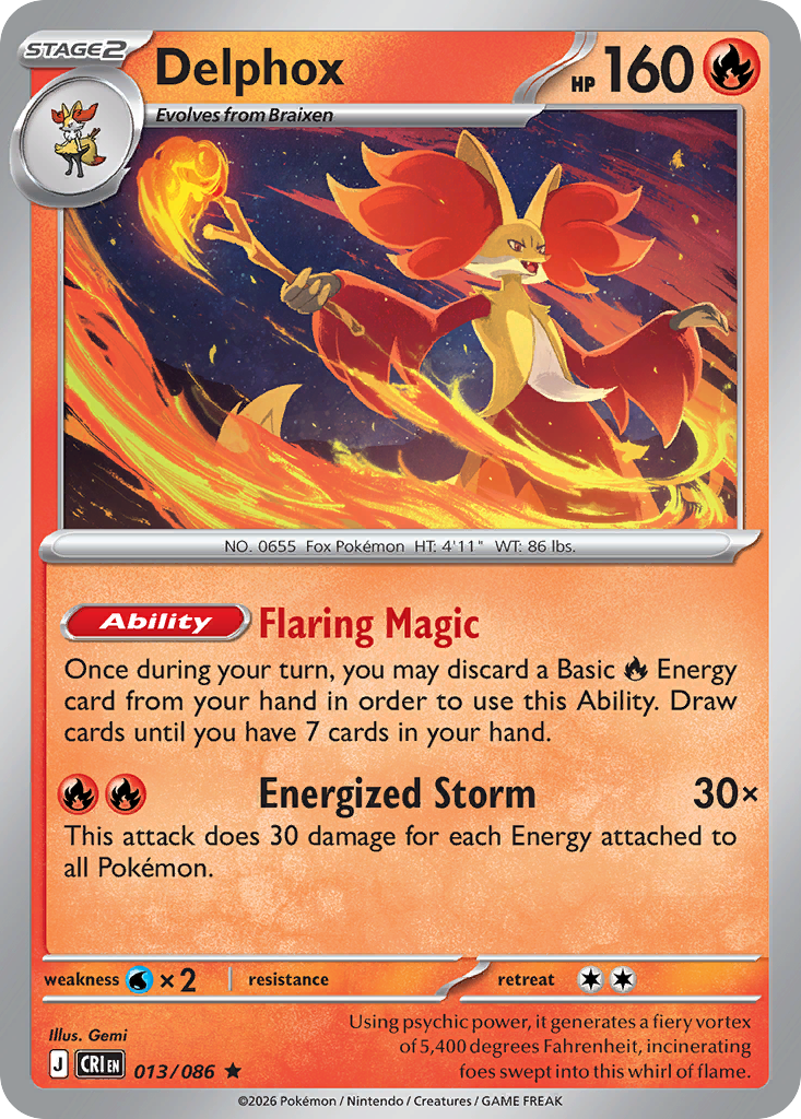 Delphox - Chaos Rising - 013/086