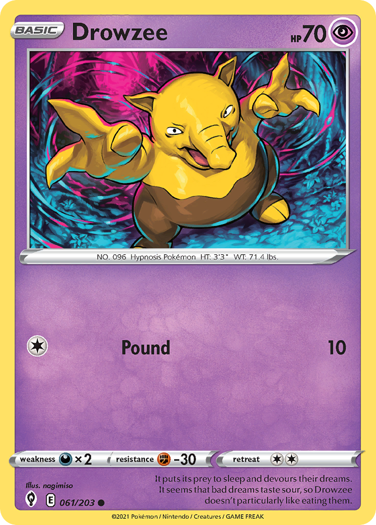 Drowzee - Evolving Skies - 061/203