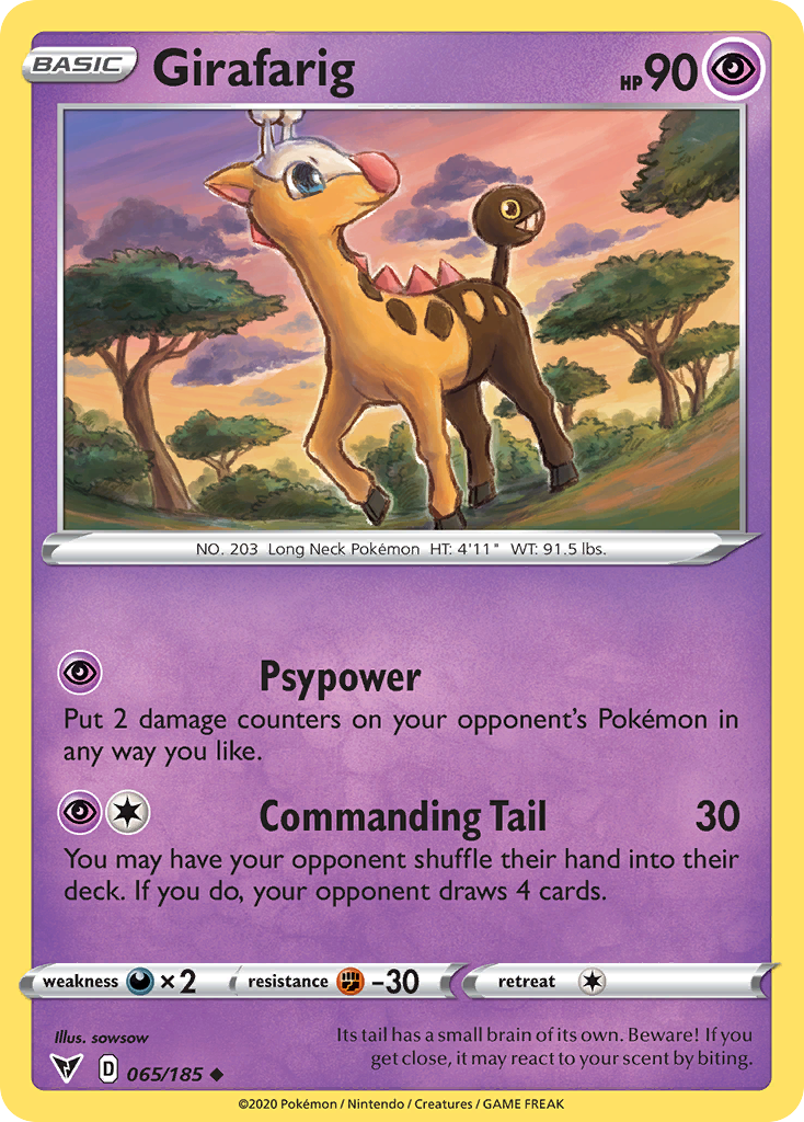Girafarig - Vivid Voltage - 065/185