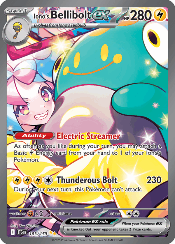 Iono's Bellibolt ex – Journey Together – 183/159