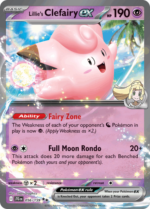 Lillie's Clefairy ex – Journey Together – 56/159