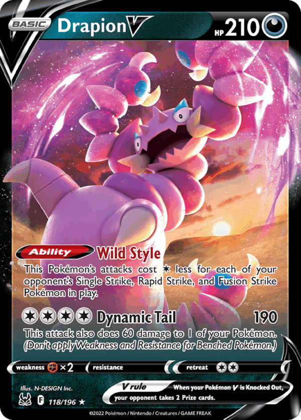 Drapion V – Lost Origin – 118/196