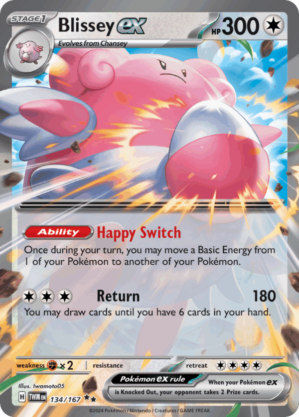Blissey ex – Twilight Masquerade – 134/167