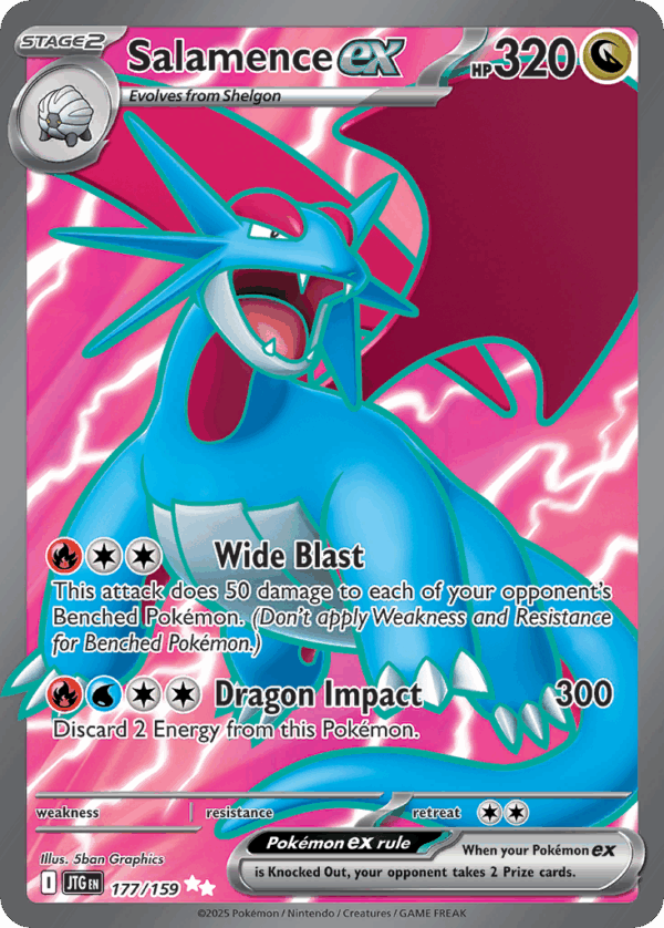 Salamence ex – Journey Together – 177/159